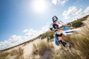 Handmade Aqua Cosplay from Kindom Hearts Birth by Sleep