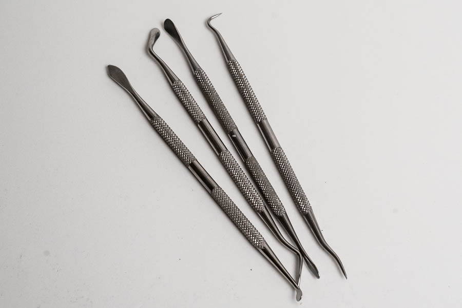 Waxcarving tools made of metal